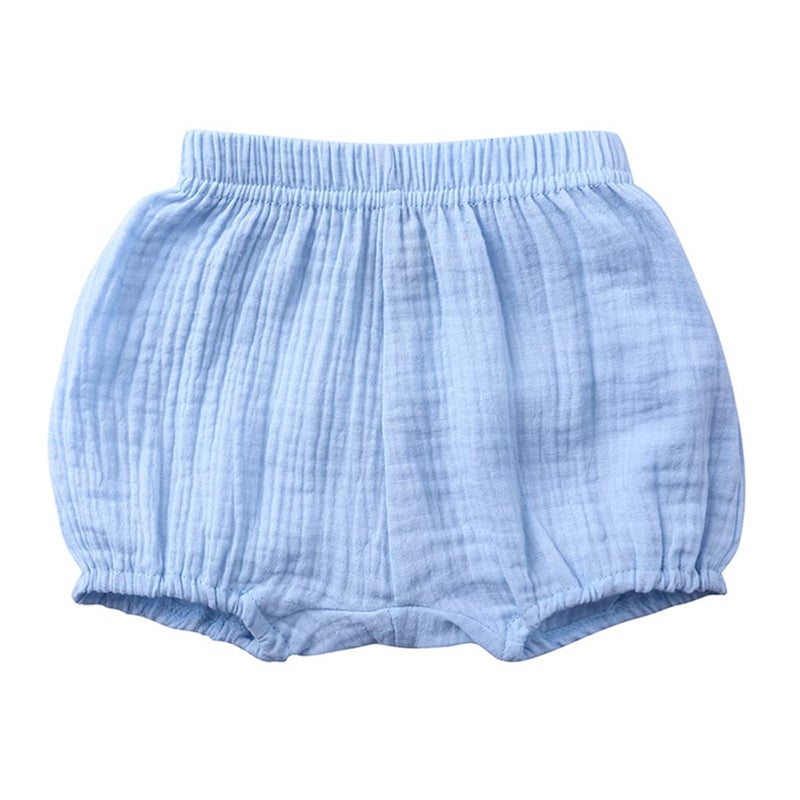 MYGBCPJS Baby Girls Boys 3 Pack Cotton Linen Blend Cute Bloomer Shorts Loose Harem Shorts - Image 4
